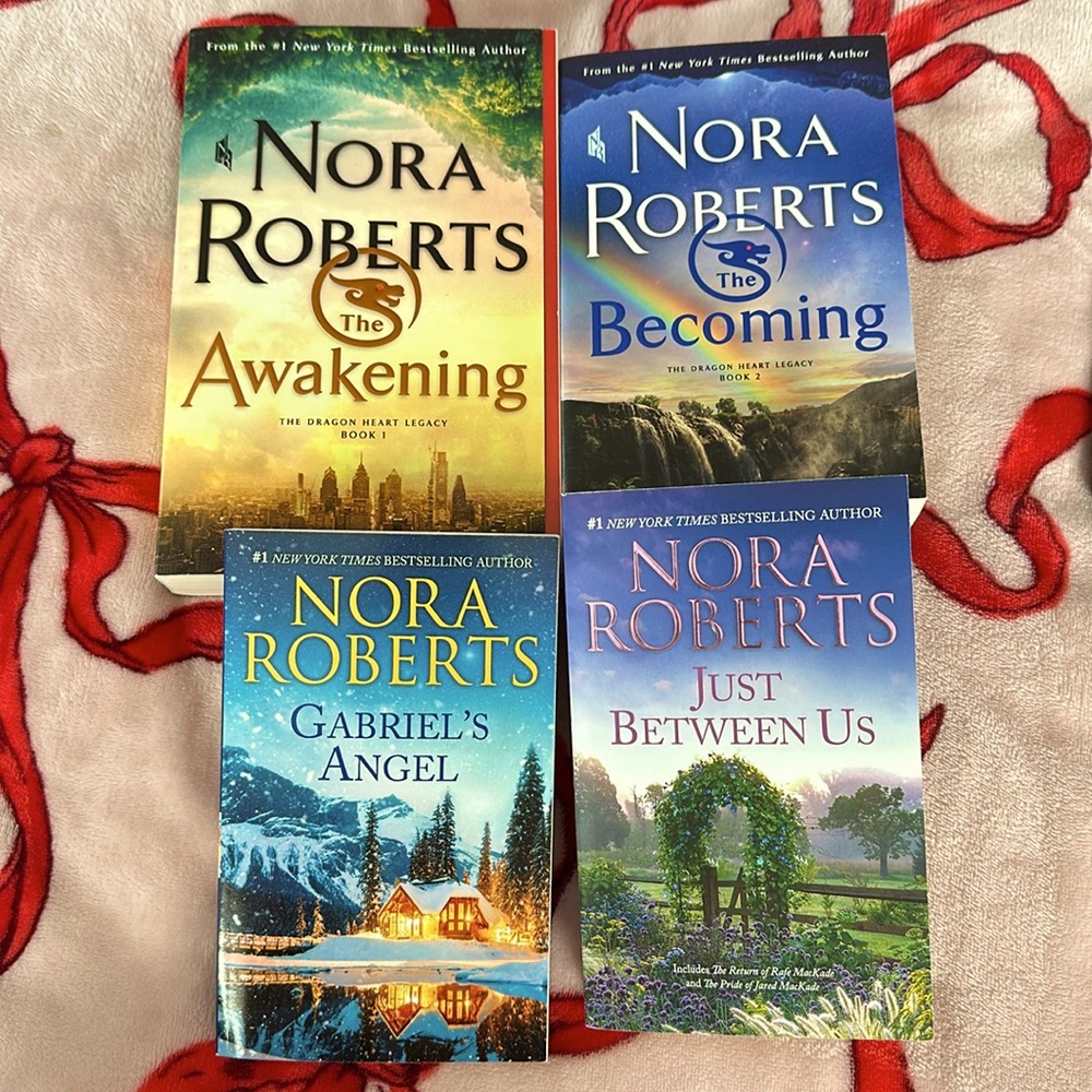 Bundle of four Nora Roberts books